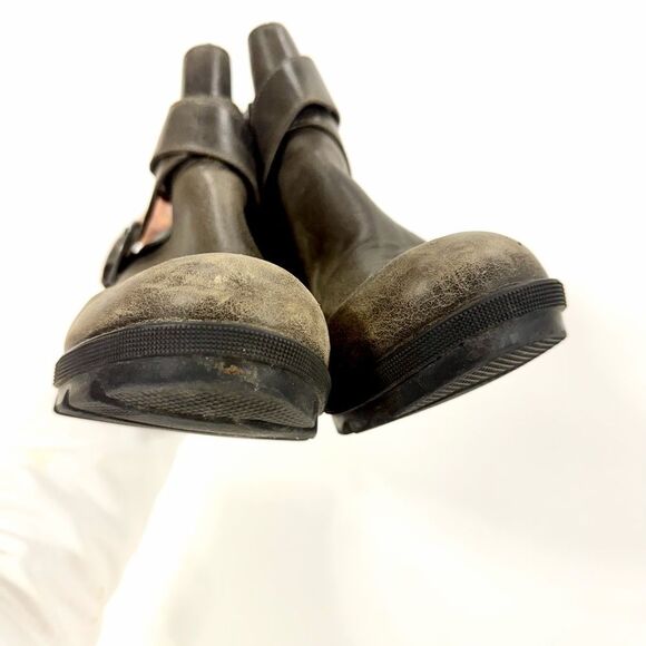 Sorel Joan of Arc Wedge ll Buckled Leather Boot 9.5 - Picture 9 of 10